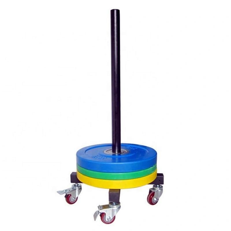 Wholesale Olypic Plates 10 Pieces Ont-R18 Barbell Plate Storage Gym Equipment Barbell Rack Vertical Weight Plate Rack Trolley Holder Bumper Plate Storage Rack