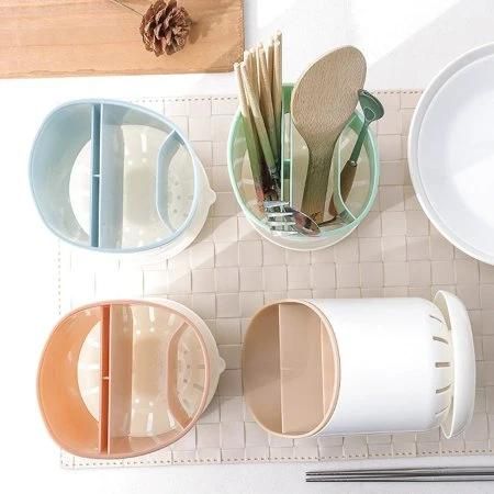 Multifunctional Kitchen Utensils and Appliances Shelf, Plastic Bituminous Chopsticks Cage