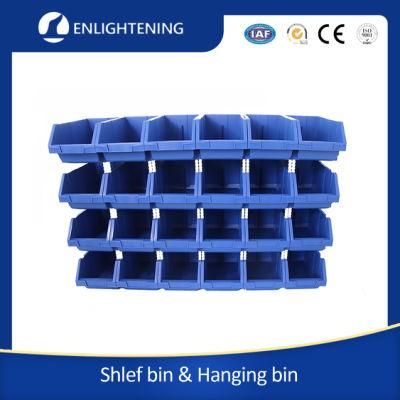 Stackable Plastic Small Parts Picking Containers Storage Box Shelf Racking Bin for Hardware and Craft