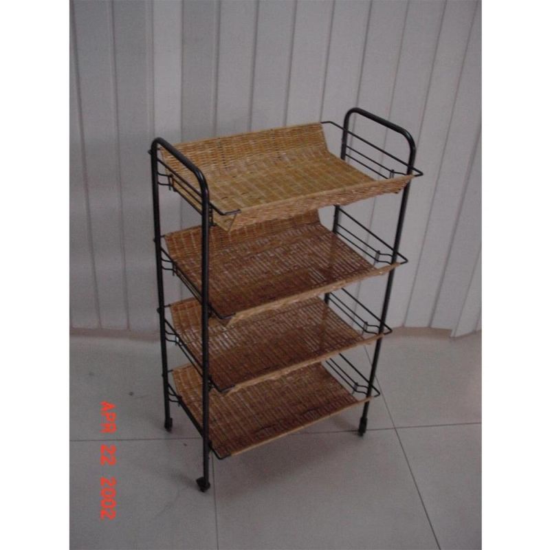 3 Tiers Shevling Rack, Rolling Cart, Kitchen Portable Rack