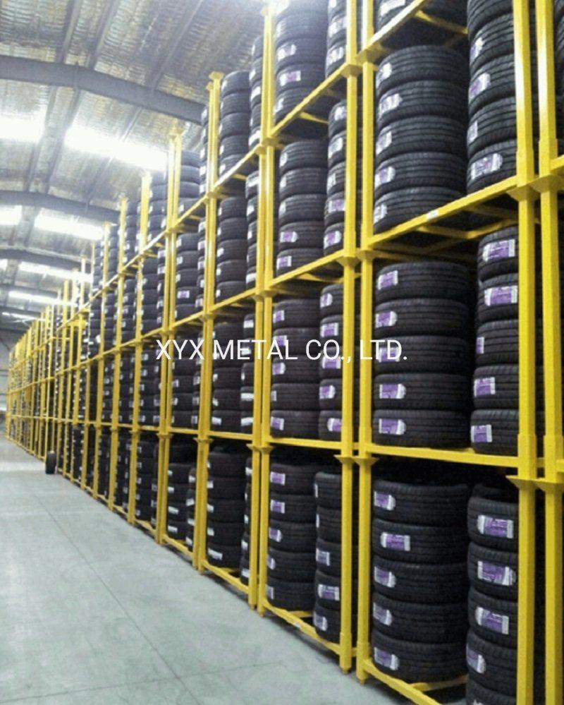 Tyre Industrial Heavy Duty Warehouse Storage Metal Stacking Tire Racking