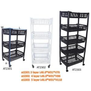 High Quality Kitchen Trolley and Cabinet Organizer Shelf Rack