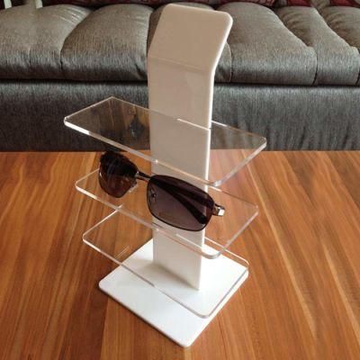 3 Layers Acrylic Eyeglass Display Stand for Glasses Shop