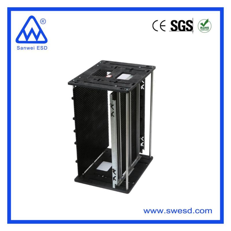 Adjustable Magazine Rack ESD Display Rack for PCB Storage