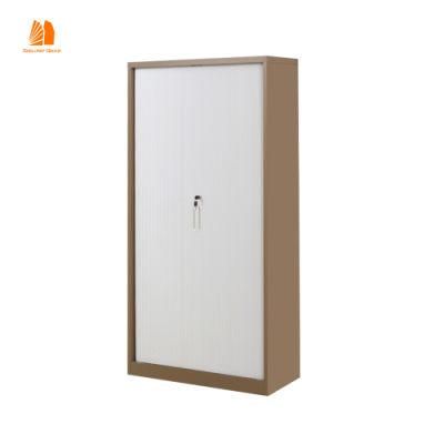 High Quality 4 Shelve Tambour Door File Cabinet Large Storage Cupboard