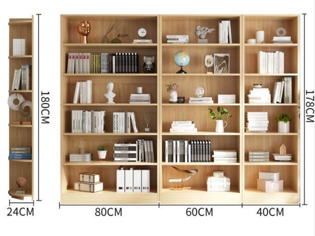 Bookshelf Floor Shelf Multi-Layer Storage Cabinet
