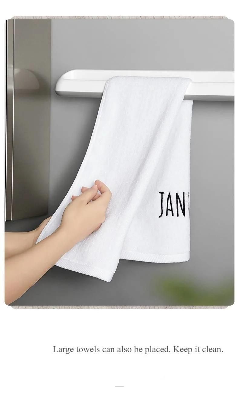 Wall-Mounted Bathroom Plastic Towel Rack