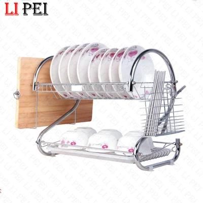 Plate Drying Racks Drainer Stand Kitchen Cabinet Stainless Steel Storage Shelf Dish Rack