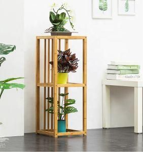 3 Tiers Natural Bamboo Plant Stand Garden Flowers Pot Flowers Rack Plant Shelf Display Rack