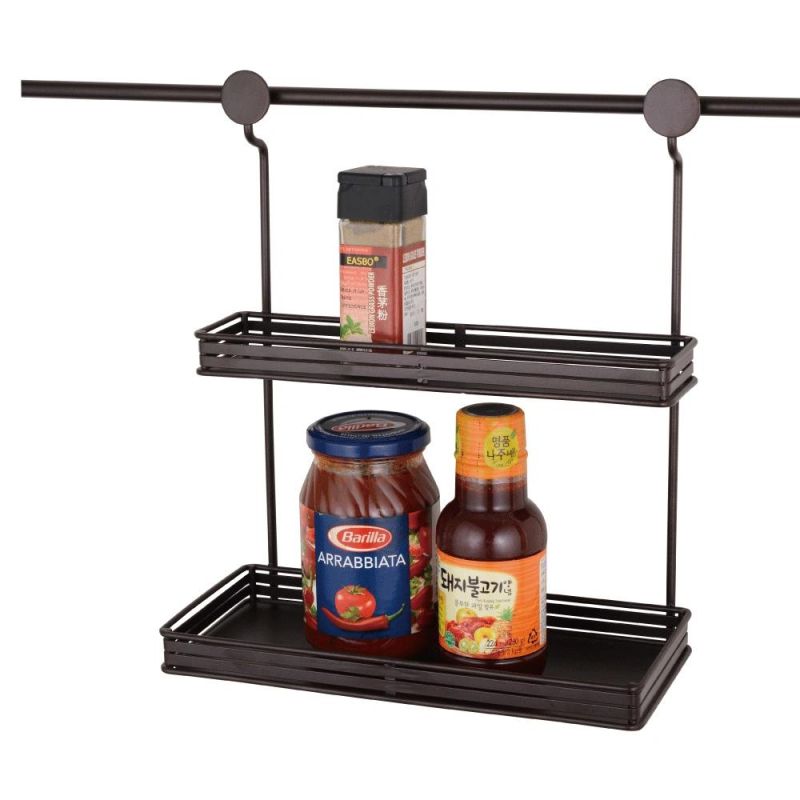 Filta Durable Saving Space Metal Iron Kitchen Cabinet Under Shelf Hanging Storage Baskets