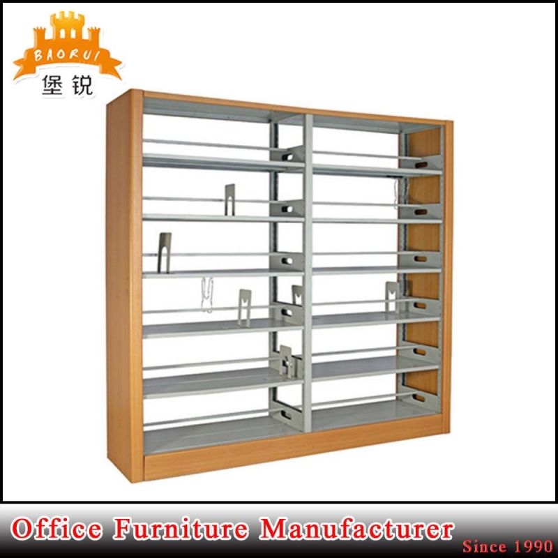 Knock Down Double Side Steel Book Rack for School