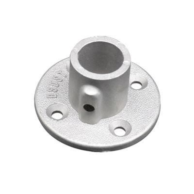 Aluminium Alloy Flange Pipe Nipples Key Clamp with Screws for Tube