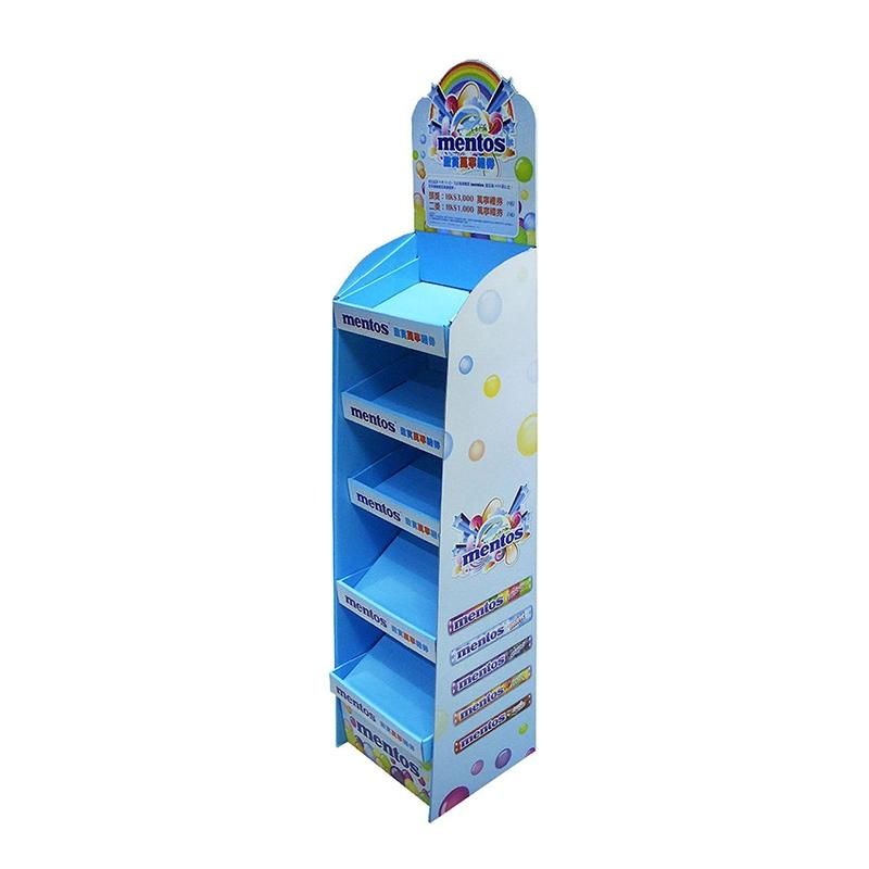 Manufacturer Custom Size Printing Cheap Candy Chocolate Coffee Display Stand