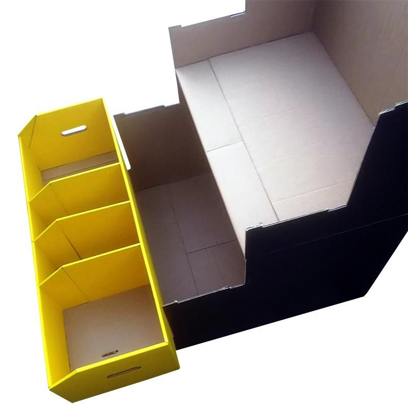 Supplier Supermarket Mall Goods Promotion Corrugated Cardboard Display Shelf