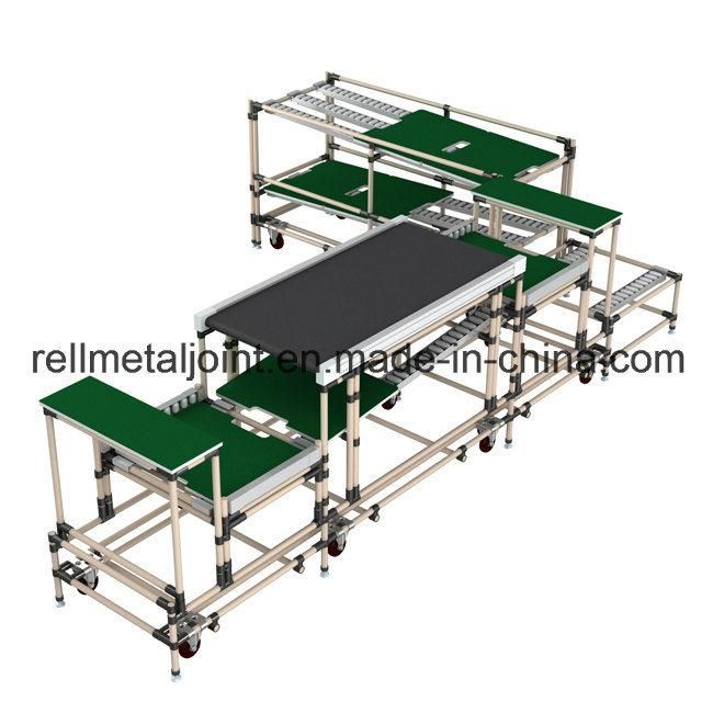 Galvanized Steel Frame Roller Track Shelf (R-6016)