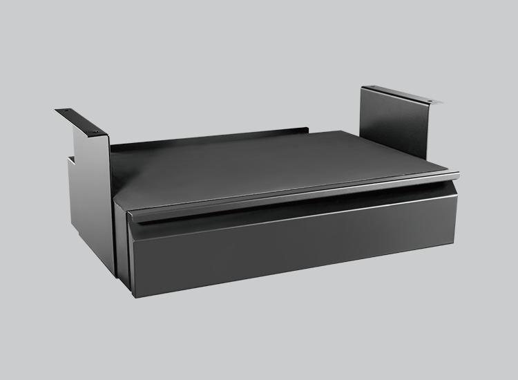 Space-Saving Under Sit Stand Desk Drawer with Shelf