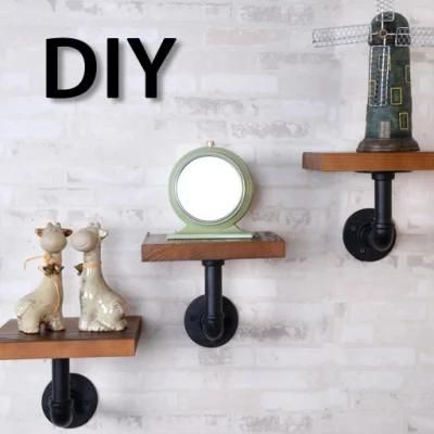 New Design Side Mount Pipe Decorative Wall Shelf