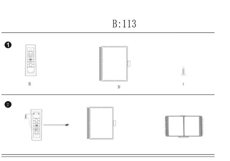 Display Stand on Wall B113