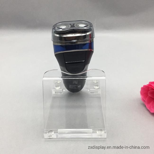 Transparent Acrylic Men Electric Shaver Display Stand for Shop