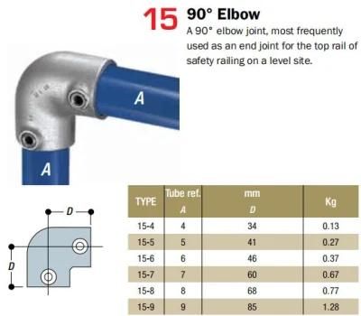 DIY Home Decoration Black Original Malleable Iron Key Clamps Fittings for Pipe Connection with Screws