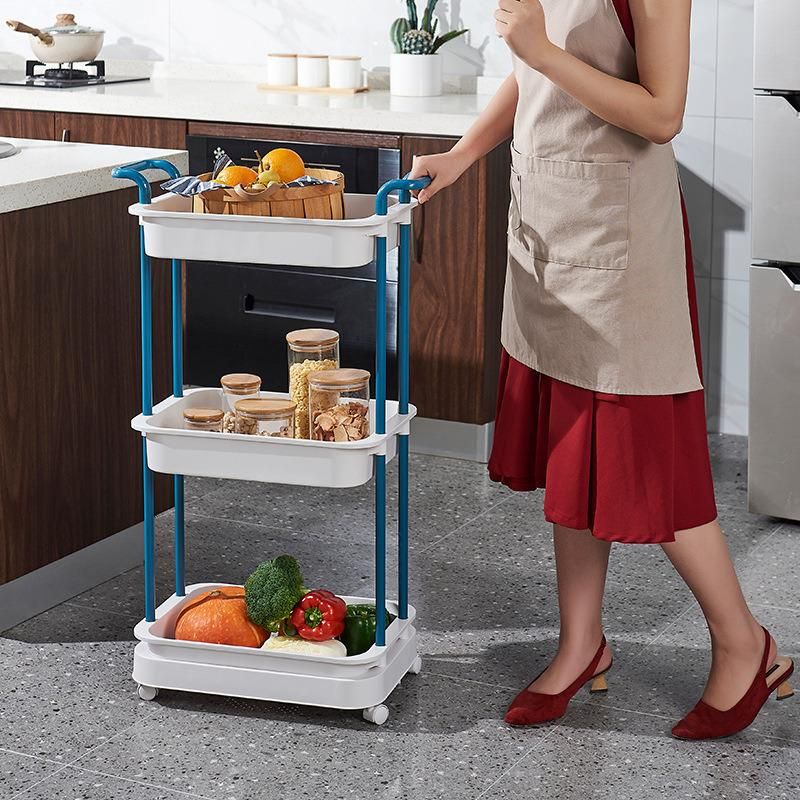 Toilet Shelf Toilet Bathroom Trolley Storage Rack Floor Multi-Layer Household Storage Rack