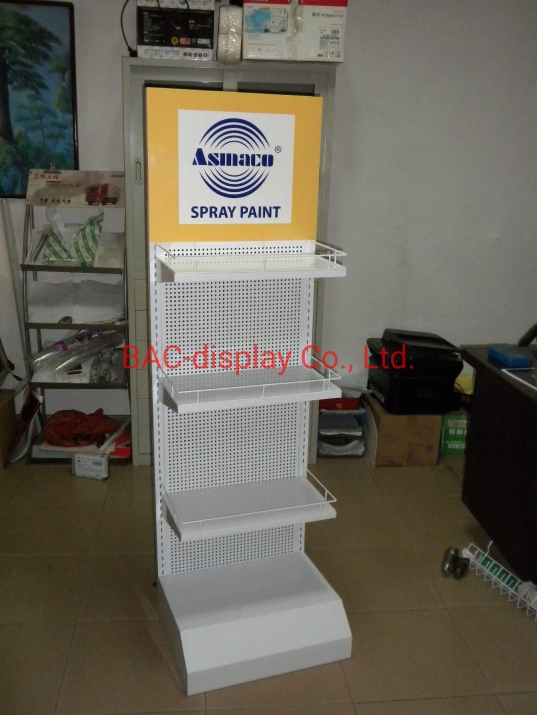 Factory Supply Panel Metal Shelf Perforated Display Rack