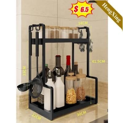 Kitchen Triangular Shelf Table Multi-Layer Condiment Storage Rack Holder