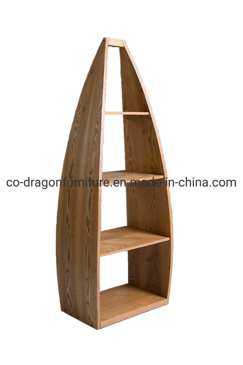 Modern Library Furniture Wooden Library Bookshelf with 4 Layers