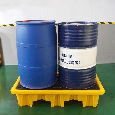 Recycled Chemical Leakproof Tray PE Spill Containment Pallet for Single Barrel