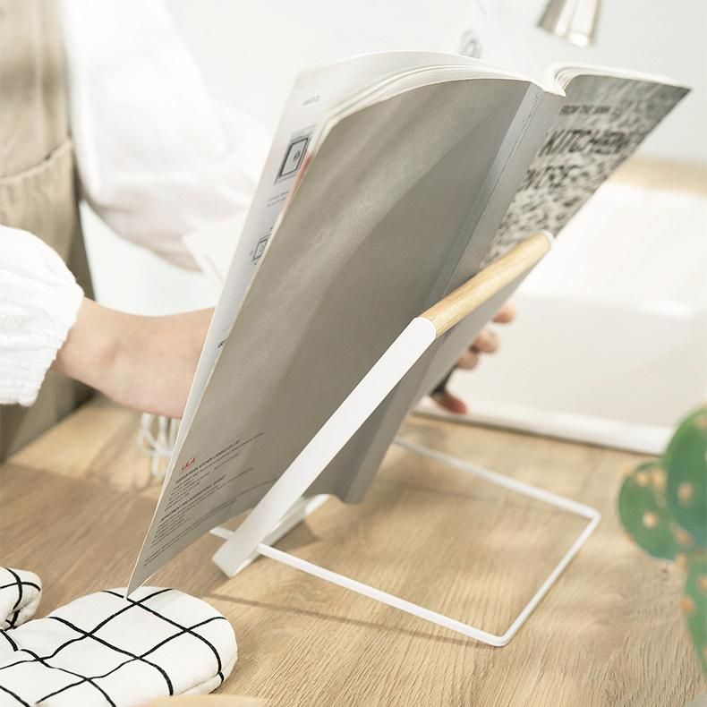 Folding Metal Table Adjustable Book iPad Menu Display Stand Rack