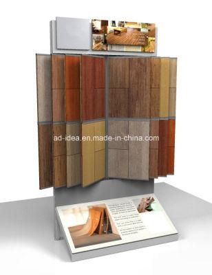 Artificial Quartz/Stone/Marble-Granite Rotating Wing Display Stand/Cobblestone Display Rack for Sample Tile/Mosaic Tile